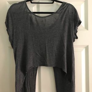 Brandy Melville Gray crop top